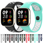 Sports Two-Color Silicone Watch Band, For Redmi Watch 3, For Redmi Watch 3 Lite