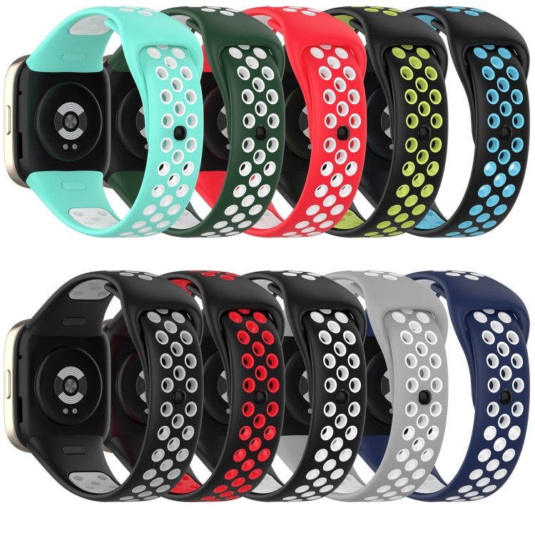Sports Two-Color Silicone Watch Band, For Redmi Watch 3, For Redmi Watch 3 Lite