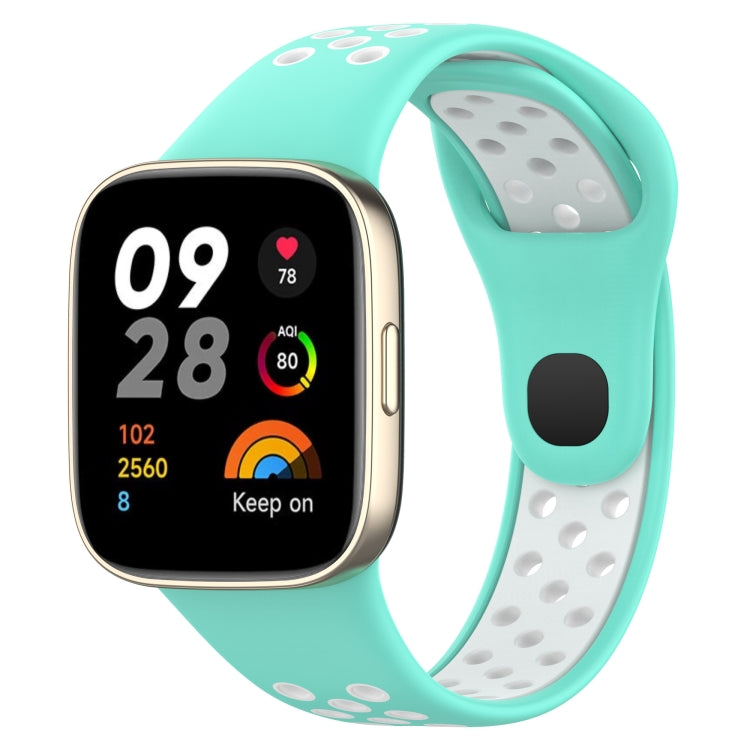 Sports Two-Color Silicone Watch Band, For Redmi Watch 3, For Redmi Watch 3 Lite
