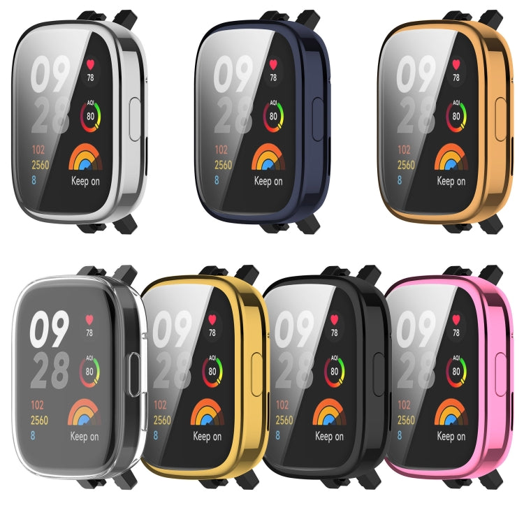 TPU Fully Enclosed Watch Protective Case, For Redmi Watch 3, Redmi Watch 3 Lite