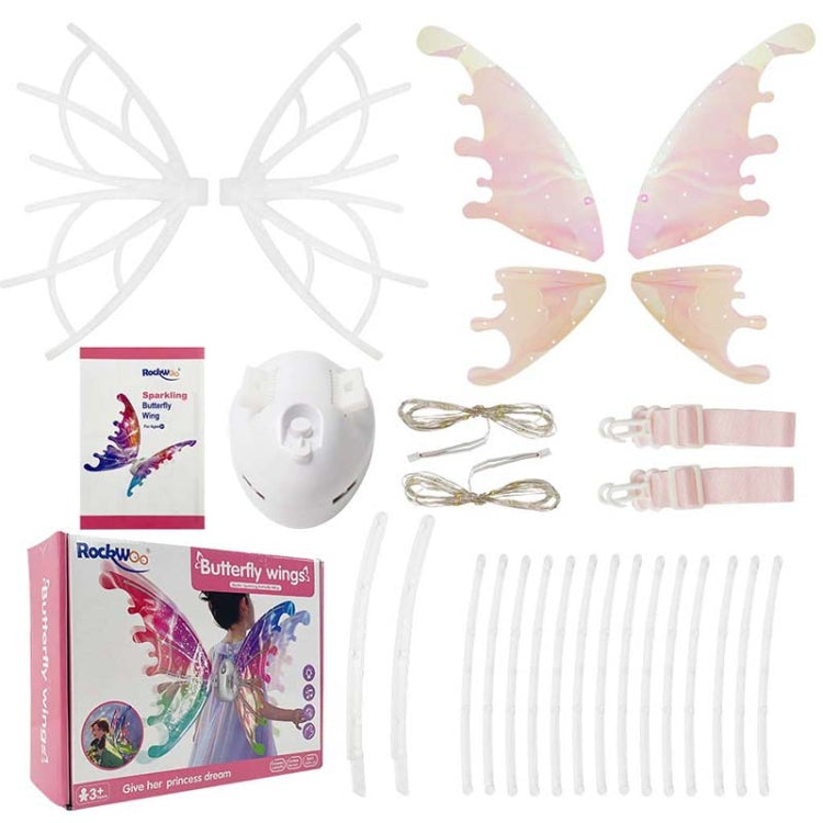 Rockwoo R01 DIY Electric Butterfly Elf Wings Toy, With Light, No Light