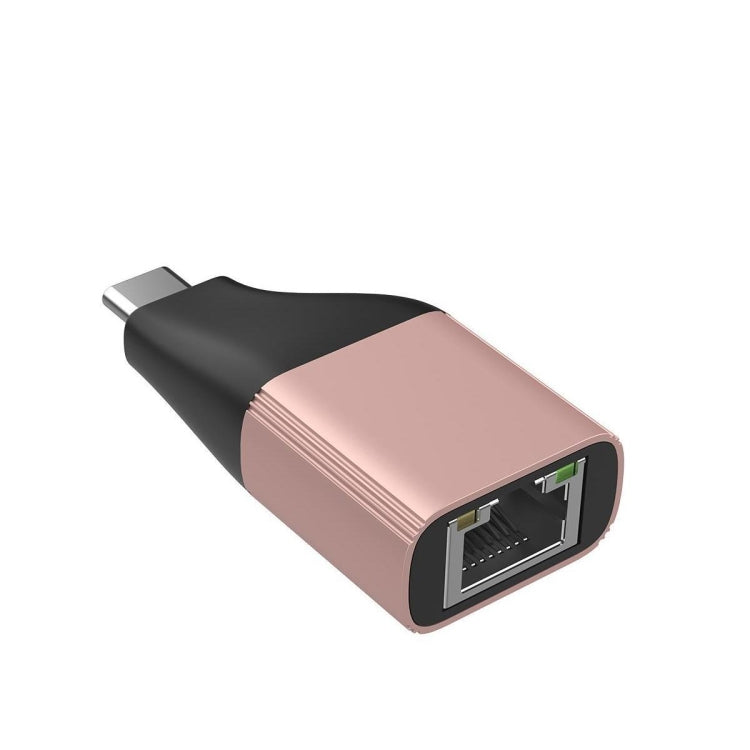 محول شبكة Onten UC101 Type-C بسرعة 10M/100M/1000M (الألوان تُشحن عشوائياً)، UC101
