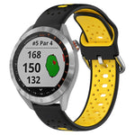 20mm Breathable Two-Color Silicone Watch Band, For Garmin Vivoactive3 Music, For Garmin Venu 2 Plus, For Garmin Approach S40