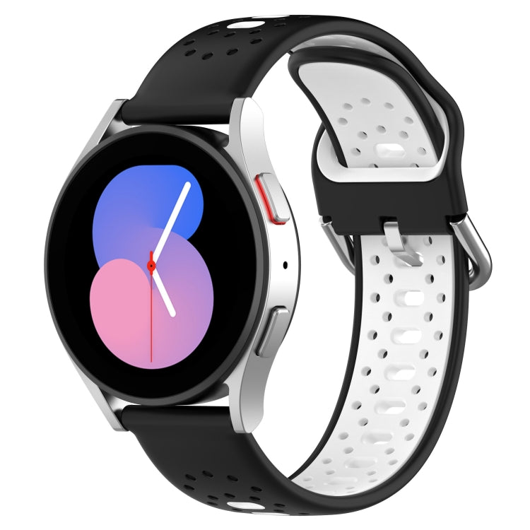 20mm Breathable Two-Color Silicone Watch Band, For Huawei Watch GT3 Pro 43mm, For Huawei Watch GT3 42mm, For Huawei Watch GT2 42mm
