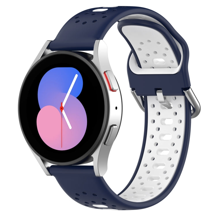 20mm Breathable Two-Color Silicone Watch Band, For Huawei Watch GT3 Pro 43mm, For Huawei Watch GT3 42mm, For Huawei Watch GT2 42mm