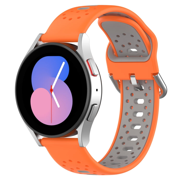 20mm Breathable Two-Color Silicone Watch Band, For Huawei Watch GT3 Pro 43mm, For Huawei Watch GT3 42mm, For Huawei Watch GT2 42mm