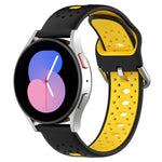 20mm Breathable Two-Color Silicone Watch Band, For Huawei Watch GT3 Pro 43mm, For Huawei Watch GT3 42mm, For Huawei Watch GT2 42mm