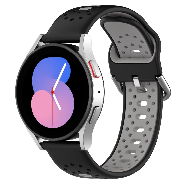 20mm Breathable Two-Color Silicone Watch Band, For Huawei Watch GT3 Pro 43mm, For Huawei Watch GT3 42mm, For Huawei Watch GT2 42mm
