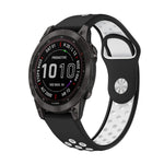 22mm Sports Breathable Silicone Watch Band, For Garmin Fenix 7 Solar, For Garmin Fenix 7 Sapphire Solar, For Garmin EPIX Gen 2, For Garmin Approach S62