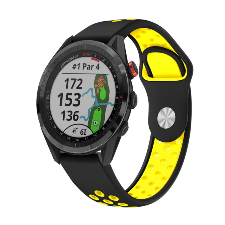 22mm Sports Breathable Silicone Watch Band, For Garmin Fenix 7 Solar, For Garmin Fenix 7 Sapphire Solar, For Garmin EPIX Gen 2, For Garmin Approach S62