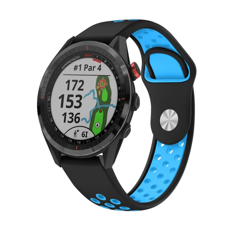 22mm Sports Breathable Silicone Watch Band, For Garmin Fenix 7 Solar, For Garmin Fenix 7 Sapphire Solar, For Garmin EPIX Gen 2, For Garmin Approach S62