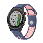 22mm Sports Breathable Silicone Watch Band, For Garmin Fenix 7 Solar, For Garmin Fenix 7 Sapphire Solar, For Garmin EPIX Gen 2, For Garmin Approach S62