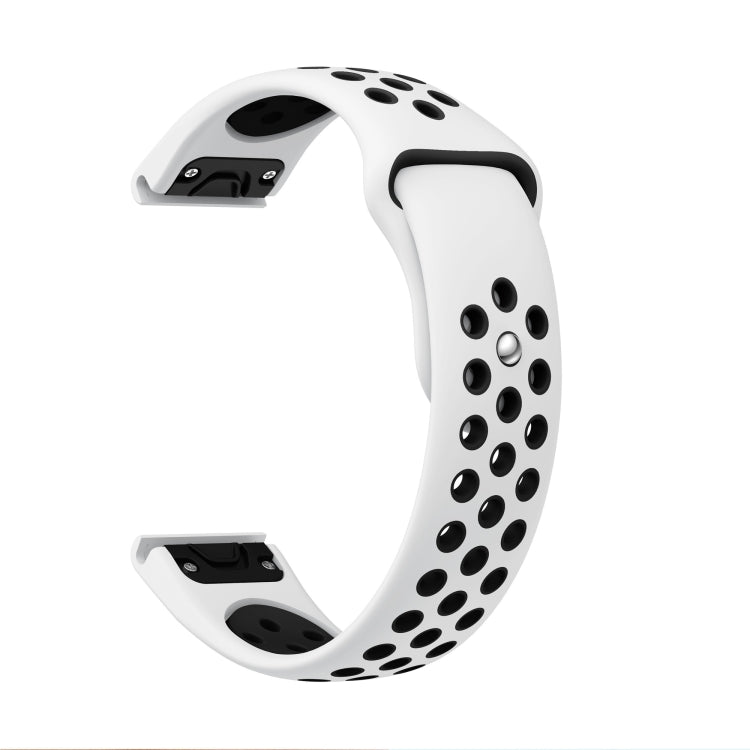 22mm Sports Breathable Silicone Watch Band, For Garmin Instinct, For Garmin Descent G1