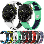 22mm Sports Breathable Silicone Watch Band, For Garmin Instinct, For Garmin Descent G1