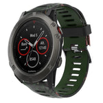 26mm Camouflage Printed Silicone Watch Band, For Garmin Enduro, For Garmin Fenix 6X, For Garmin Fenix 6X Pro, For Garmin Fenix 6X Sapphire, For Garmin Fenix 5X Sapphire, For Garmin Fenix 5X Plus, For Garmin Fenix 3, For Garmin Fenix 3 HR