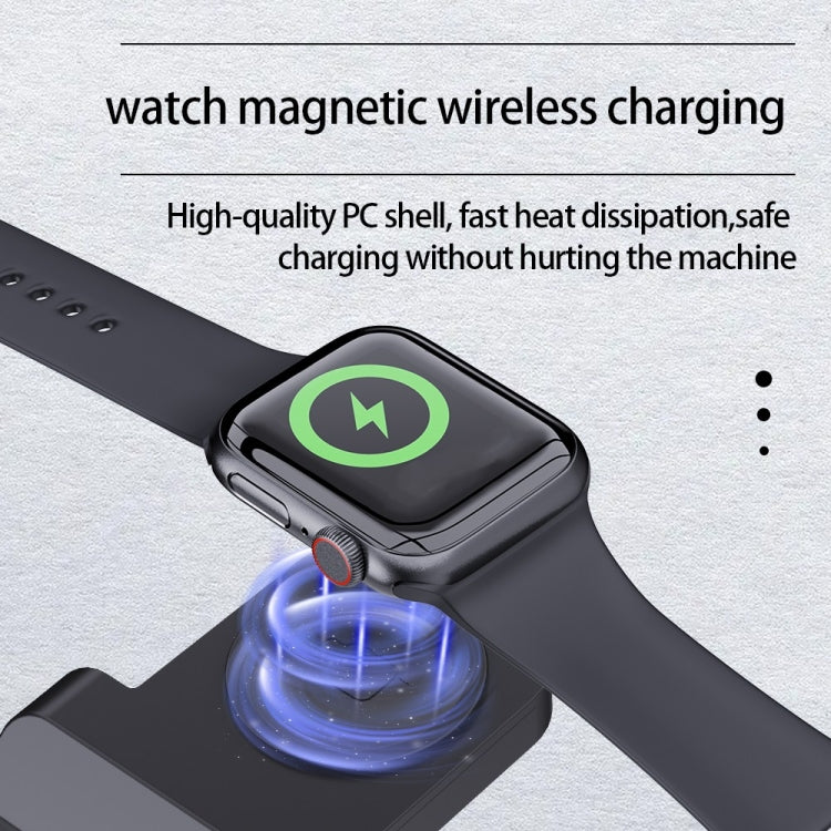 قاعدة شحن لاسلكي Qi بقوة 15 واط B20A متوافقة مع iPhone و iWatch و Airpods، B20A لأبل