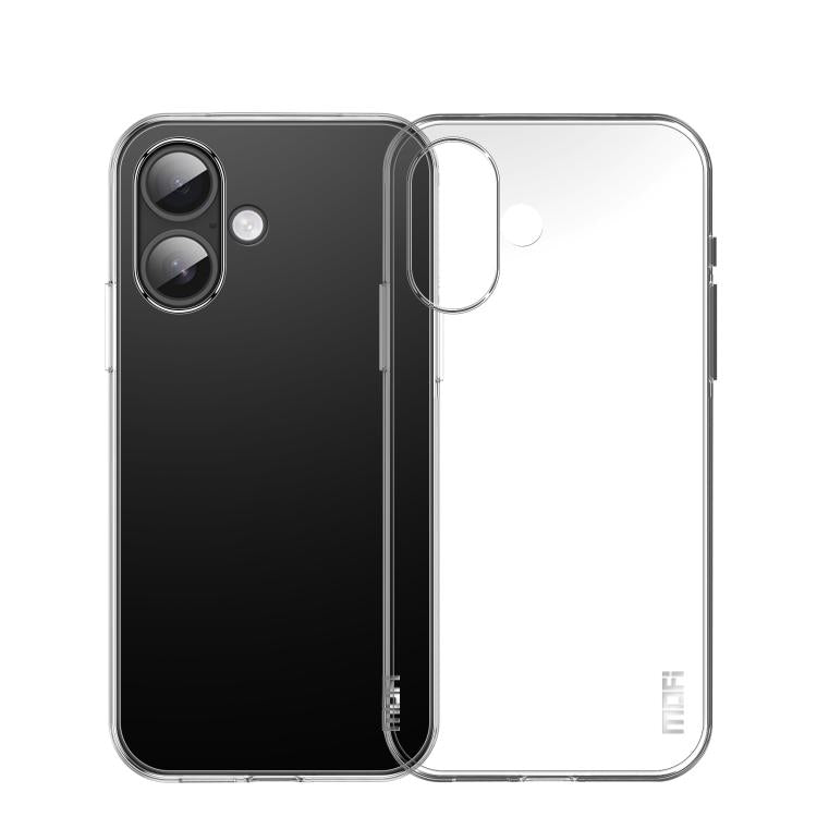 غطاء هاتف رفيع جداً من TPU من سلسلة MOFI Ming، لهواتف iPhone 17e / 16e، iPhone 17 Pro Max، iPhone 17 Pro، iPhone 17، iPhone Air، iPhone 16 Pro Max، iPhone 16 Pro، iPhone 16 Plus، iPhone 16، iPhone 15 Pro Max