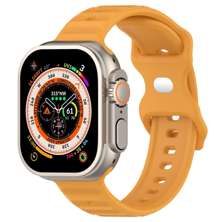 Reverse Buckle Dot Texture Silicone Watch Band, For Apple Watch SE 2022 44mm, For Apple Watch 7 41mm, For Apple Watch 7 45mm, For Apple Watch SE 40mm