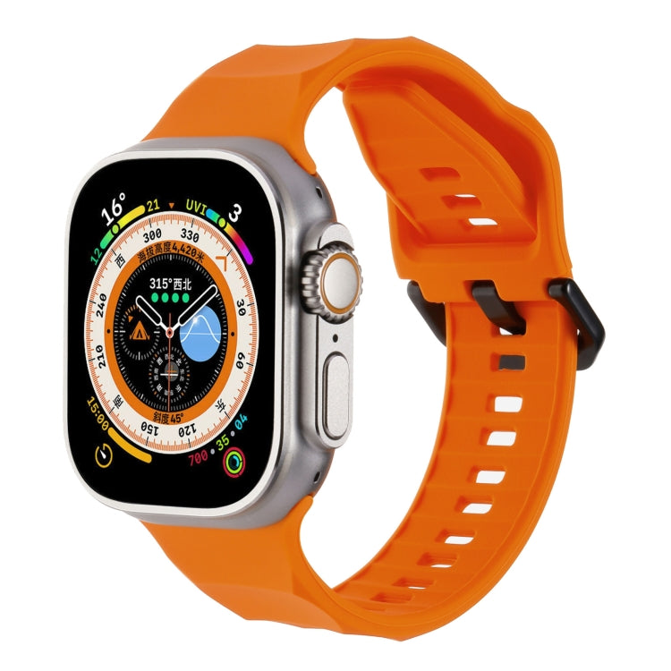 Ripple Silicone Sports Watch Band, For Apple Watch 5 44mm, For Apple Watch 4 44mm, For Apple Watch 3 42mm