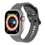 Ripple Silicone Sports Watch Band, For Apple Watch 5 44mm, For Apple Watch 4 44mm, For Apple Watch 3 42mm