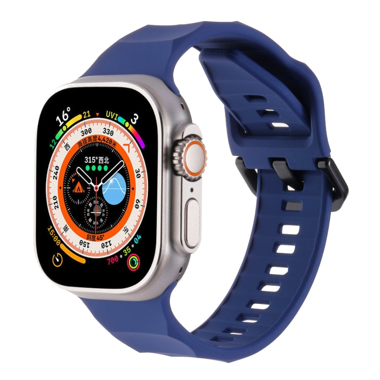 Ripple Silicone Sports Watch Band, For Apple Watch 5 44mm, For Apple Watch 4 44mm, For Apple Watch 3 42mm