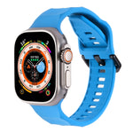 Ripple Silicone Sports Watch Band, For Apple Watch 5 44mm, For Apple Watch 4 44mm, For Apple Watch 3 42mm