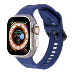 Ripple Silicone Sports Watch Band, For Apple Watch 5 44mm, For Apple Watch 4 44mm, For Apple Watch 3 42mm
