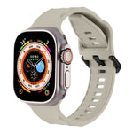 Ripple Silicone Sports Watch Band, For Apple Watch 5 44mm, For Apple Watch 4 44mm, For Apple Watch 3 42mm