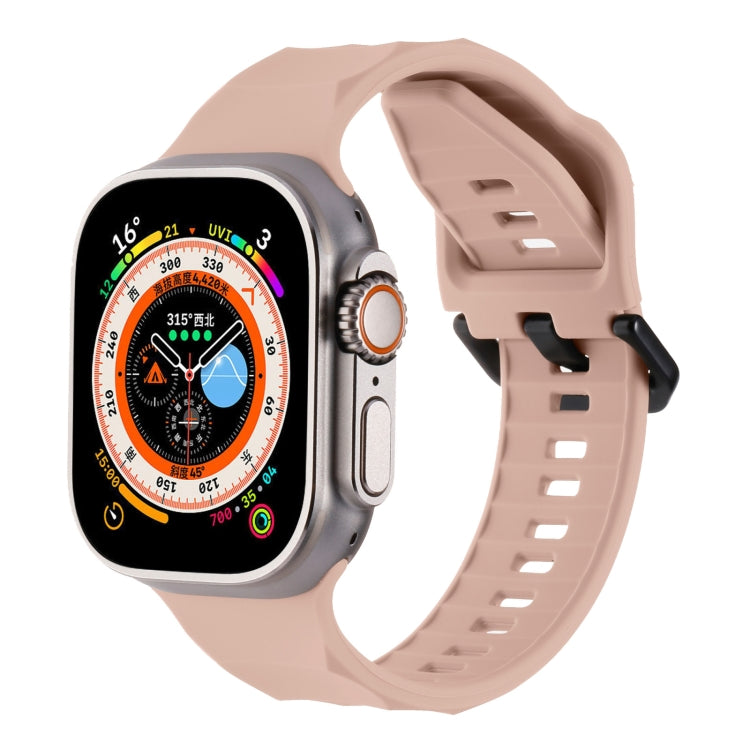 Ripple Silicone Sports Watch Band, For Apple Watch 5 44mm, For Apple Watch 4 44mm, For Apple Watch 3 42mm
