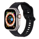 Ripple Silicone Sports Watch Band, For Apple Watch 5 44mm, For Apple Watch 4 44mm, For Apple Watch 3 42mm