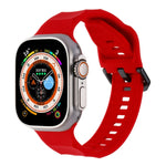 Ripple Silicone Sports Watch Band, For Apple Watch 5 44mm, For Apple Watch 4 44mm, For Apple Watch 3 42mm