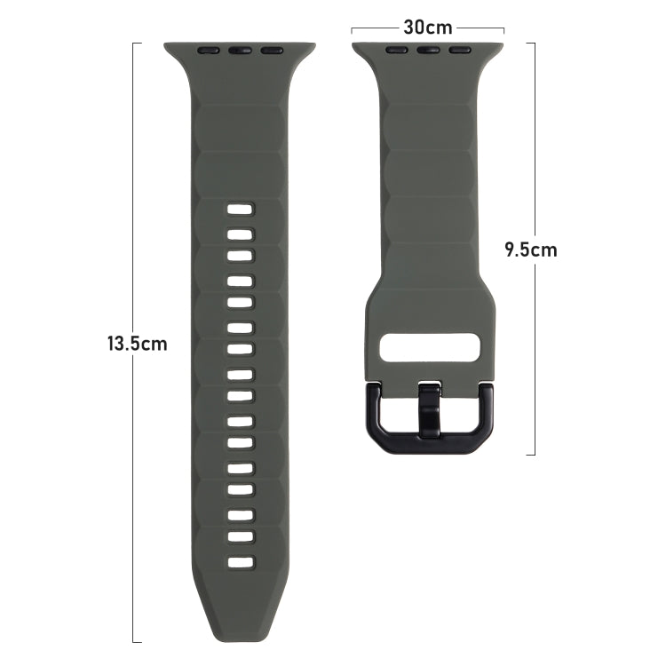 Ripple Silicone Sports Watch Band, For Apple Watch 2 42mm, For Apple Watch 42mm