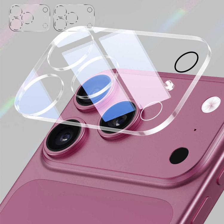 2 قطعة فيلم زجاج مقسى عدسة كاميرا خلفية ENKAY Hat-Prince 9H، لهواتف iPhone 17e / 16e، iPhone 17 Pro Max، iPhone 17 Pro، iPhone 17، iPhone Air، iPhone 16 Pro / 16 Pro Max، iPhone 16 / 16 Plus، iPhone 15 Pro / 15 Pro Max