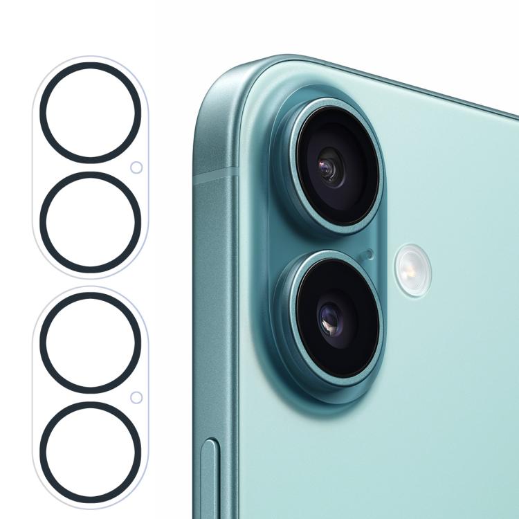 2pcs ENKAY Hat-Prince 9H Rear Camera Lens Tempered Glass Film, For iPhone 18 Pro, For iPhone 18 Pro Max, For iPhone 17 Pro Max, For iPhone 17 Pro, For iPhone 17, For iPhone Air, For iPhone 16 Pro / 16 Pro Max, For iPhone 16 / 16 Plus                   ...
