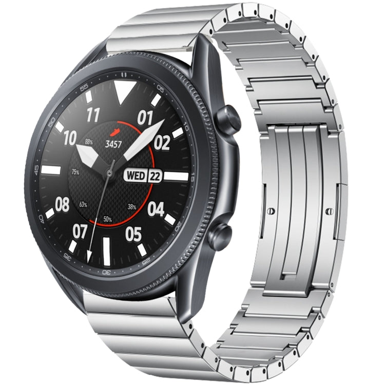 One Bead Titanium Alloy Watch Band, For Samsung Galaxy Watch 3 45mm, For Samsung Gear S3 Classic, For Samsung Gear S3 Frontier, For Samsung Galaxy Watch 46mm, For Samsung Galaxy Watch 42mm