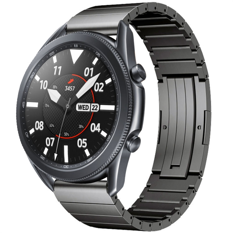 One Bead Titanium Alloy Watch Band, For Samsung Galaxy Watch 3 45mm, For Samsung Gear S3 Classic, For Samsung Gear S3 Frontier, For Samsung Galaxy Watch 46mm, For Samsung Galaxy Watch 42mm