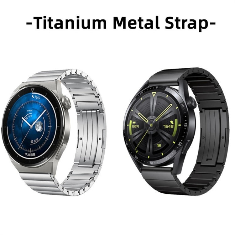 One Bead Titanium Alloy Watch Band, For Samsung Galaxy Watch 3 45mm, For Samsung Gear S3 Classic, For Samsung Gear S3 Frontier, For Samsung Galaxy Watch 46mm, For Samsung Galaxy Watch 42mm