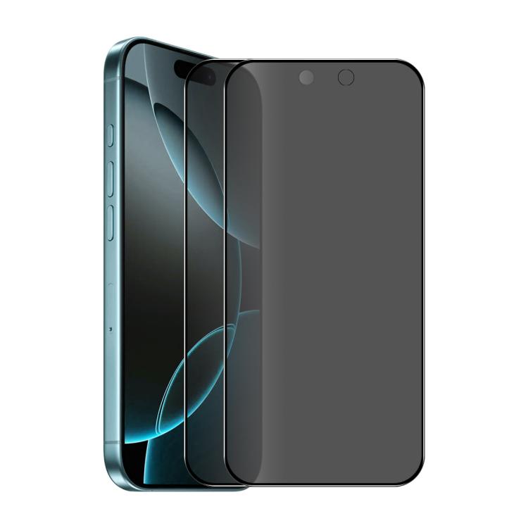 2 قطعة واقي شاشة زجاج مقسى كامل مضاد للتلصص بزاوية 28° ENKAY Hat-Prince، لهواتف iPhone 17 Pro Max، iPhone 17 Pro، iPhone 17، iPhone Air، iPhone 16 Pro Max، iPhone 16 Pro، iPhone 16 Plus، iPhone 16، iPhone 15 Pro Max