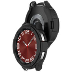 Rotating Ring  + TPU Armor Watch Protective Case, For Samsung Galaxy Watch 6 Classic 47mm, For Samsung Galaxy Watch 6 Classic 43mm