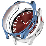 Electroplated TPU Half Pack Hollow Watch Protective Case, For Samsung Galaxy Watch6 Classic 47mm, For Samsung Galaxy Watch6 Classic 43mm