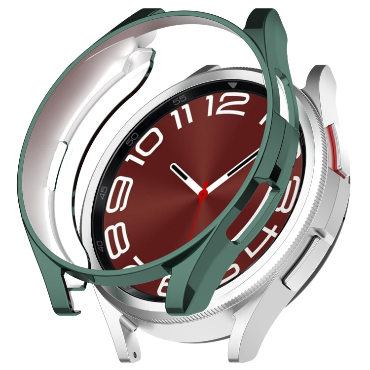 Electroplated TPU Half Pack Hollow Watch Protective Case, For Samsung Galaxy Watch6 Classic 47mm, For Samsung Galaxy Watch6 Classic 43mm