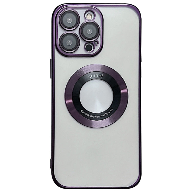 غطاء هاتف TPU مطلي بالكهرباء مع دعم MagSafe، لهواتف iPhone 16 Pro، iPhone 16 Plus، iPhone 16، iPhone 15 Pro Max، iPhone 15 Pro، iPhone 15 Plus