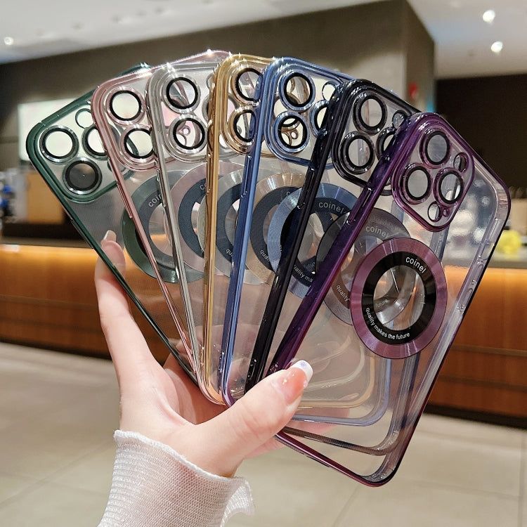 غطاء هاتف TPU مطلي بالكهرباء مع دعم MagSafe، لهواتف iPhone 17e / 16e، iPhone 17 Pro Max، iPhone 17 Pro، iPhone 17، iPhone Air، iPhone 16 Pro Max