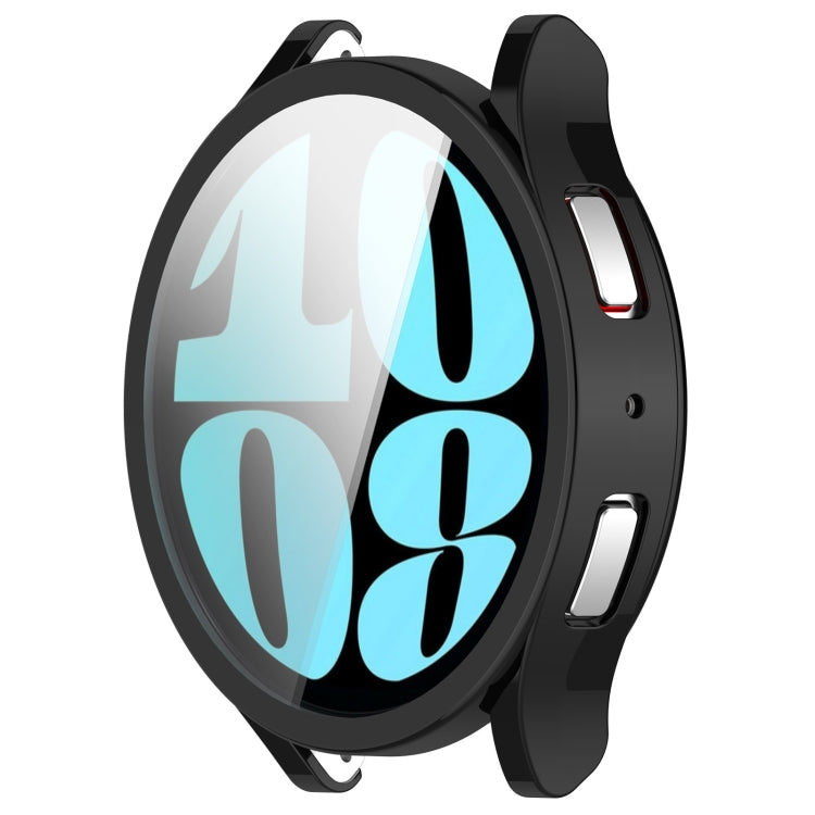 غطاء حماية ساعة من TPU مطلي بالكهرباء بتغطية كاملة، لساعات Samsung Galaxy Watch6 44mm، وSamsung Galaxy Watch6 40mm
