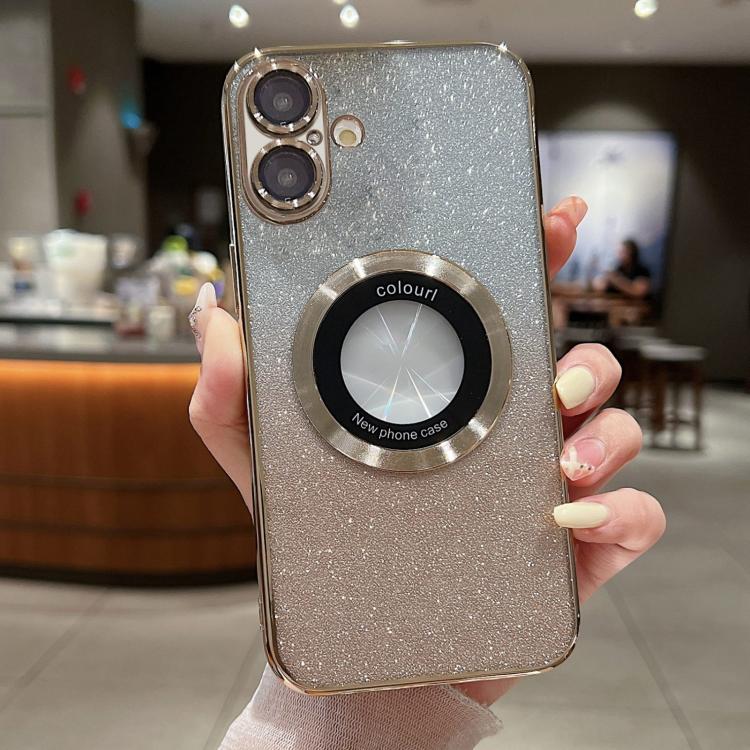 Gradient Glitter Electroplating MagSafe TPU Phone Case, For iPhone 17e / 16e, For iPhone 17 Pro Max, For iPhone 17 Pro, For iPhone 17, For iPhone Air, For iPhone 16 Pro Max