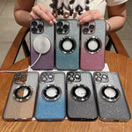 Gradient Glitter Electroplating MagSafe TPU Phone Case, For iPhone 14, For iPhone 14 Pro, For iPhone 14 Pro Max, For iPhone 13 Pro Max, For iPhone 13 Pro, For iPhone 13