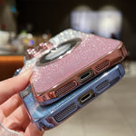 Gradient Glitter Electroplating MagSafe TPU Phone Case, For iPhone 17e / 16e, For iPhone 17 Pro Max, For iPhone 17 Pro, For iPhone 17, For iPhone Air, For iPhone 16 Pro Max