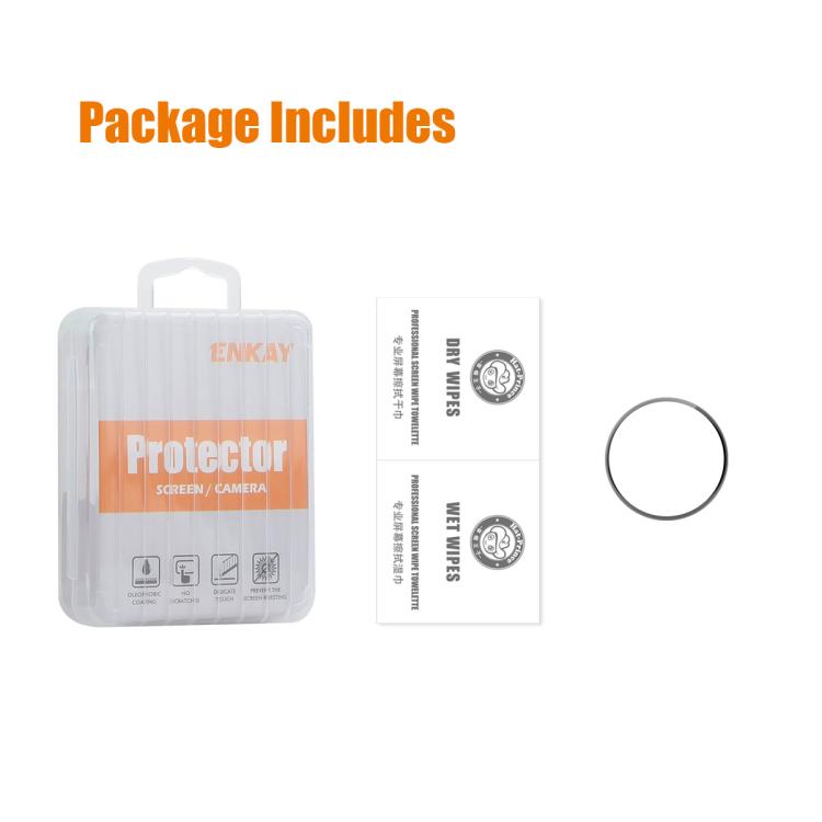 ENKAY 3D Full Coverage Soft PC Edge PMMA HD Screen Film, For Samsung Galaxy Watch Ultra 47mm / Ultra 2025, For Samsung Galaxy Watch8 Classic 46mm, For Samsung Galaxy Watch8 44mm, For Samsung Galaxy Watch8 40mm                                           ...