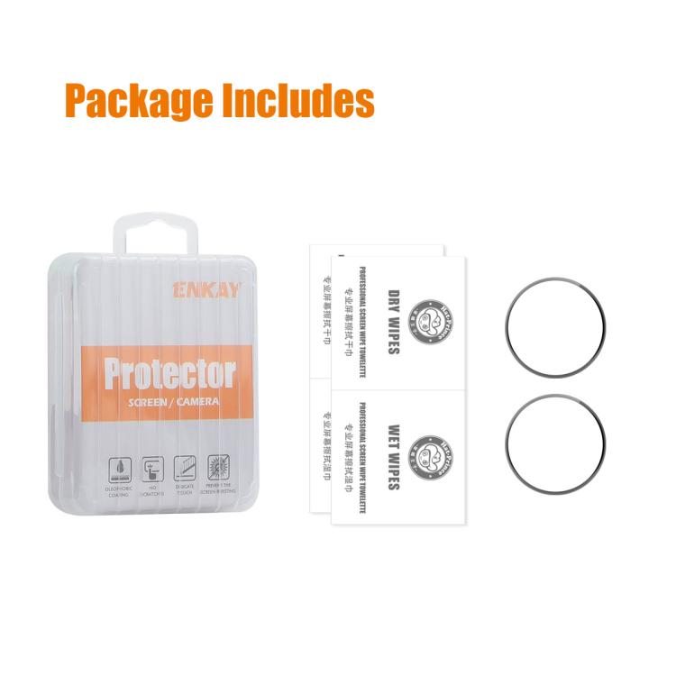 2pcs ENKAY 3D Full Coverage Soft PC Edge PMMA HD Screen Film, For Samsung Galaxy Watch Ultra 47mm / Ultra 2025, For Samsung Galaxy Watch8 Classic 46mm, For Samsung Galaxy Watch8 44mm, For Samsung Galaxy Watch8 40mm                                      ...