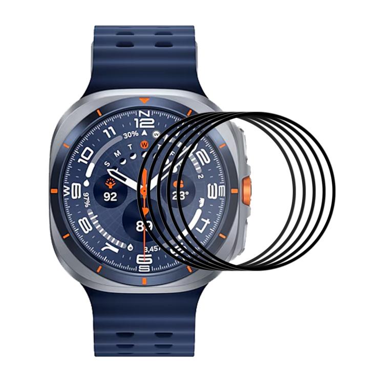 5pcs ENKAY 3D Full Coverage Soft PC Edge PMMA HD Screen Film, For Samsung Galaxy Watch Ultra 47mm / Ultra 2025, For Samsung Galaxy Watch8 Classic 46mm, For Samsung Galaxy Watch8 44mm, For Samsung Galaxy Watch8 40mm                                      ...